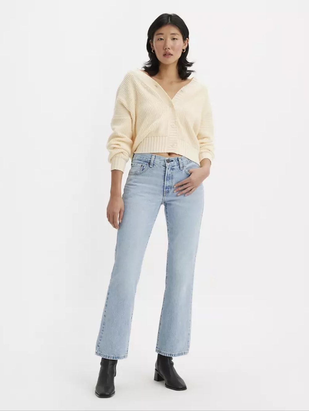 Levi's Middy Ankle Boot Jeans